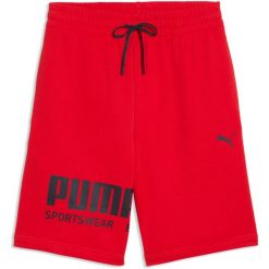 Szorty męskie Puma Sport Graphic Shorts Tr. Czerwone krótkie spodenki sportowe Puma, m, bez wzorów, z bawełny. Za 190.00 zł.