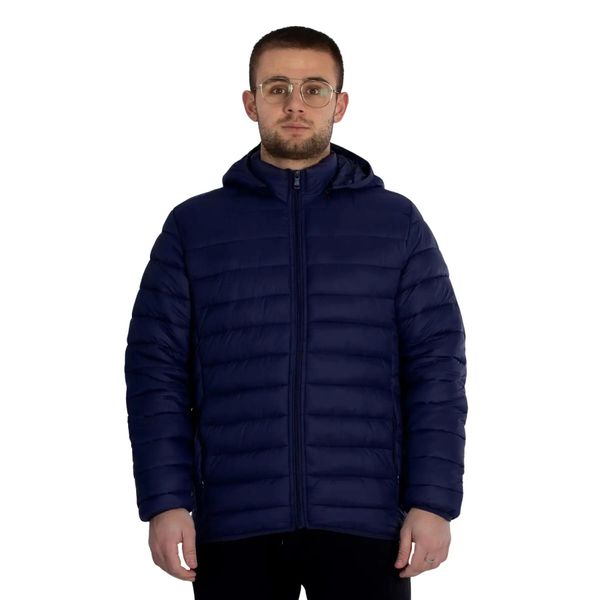 Kurtka puchowa Softee Milano. Niebieskie kurtki Softee, s, bez wzorów, z materiału, bez kaptura. Za 243.99 zł.
