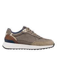 Geox Sneakersy "Molveno" w kolorze szarobrązowym rozmiar: 45. Brązowe buty sportowe casual Geox, bez wzorów, bez zapięcia. Za 213.69 zł.