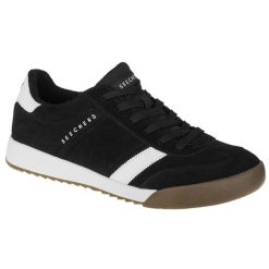 Buty sportowe Sneakersy męskie, Skechers Zinger Ventich. Czarne buty sportowe casual Skechers, bez wzorów, bez zapięcia. Za 339.99 zł.