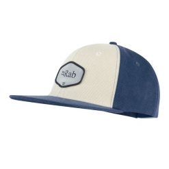 Czapka z daszkiem bawełniana Rab Axion Badge Cap. Niebieskie czapki z daszkiem RAB, bez wzorów, z bawełny. Za 124.99 zł.