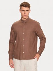 Solid Koszula 21107646 Brązowy Regular Fit. Brązowe koszule Solid, m, bez wzorów, z wiskozy, bez kołnierzyka, bez ramiączek. Za 189.99 zł.