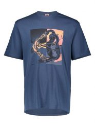 The North Face Koszulka w kolorze granatowym rozmiar: L. Niebieskie bezrękawniki The North Face, l, bez wzorów, z bawełny, bez kołnierzyka, bez ramiączek. Za 122.38 zł.