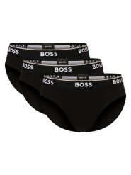 BOSS Slipy pakowane po 3 szt. Mężczyźni Bawełna czarny, L. Czarne slipki Boss, l, bez wzorów, z bawełny. Za 219.95 zł.