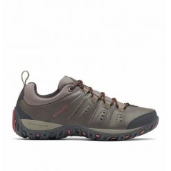 Buty trekkingowe męskie Columbia Woodburn II. Brązowe buty turystyczne Columbia, bez wzorów, z materiału, bez zapięcia, trekkingowe. Za 486.00 zł.