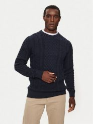 INDICODE Sweter Belinski 35-380 Granatowy Regular Fit. Niebieskie swetry rozpinane INDICODE, m, bez wzorów, z bawełny, bez kołnierzyka, bez ramiączek. Za 139.99 zł.