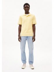 Armedangels Koszulka polo "Maario" w kolorze żółtym rozmiar: L. Żółte koszulki polo armedangels, l, bez wzorów, z bawełny, bez kołnierzyka, bez ramiączek. Za 116.45 zł.