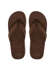 Billabong Japonki Seaway EBYL100034 Brązowy. Brązowe japonki Billabong, bez wzorów, ze skóry. Za 129.99 zł.