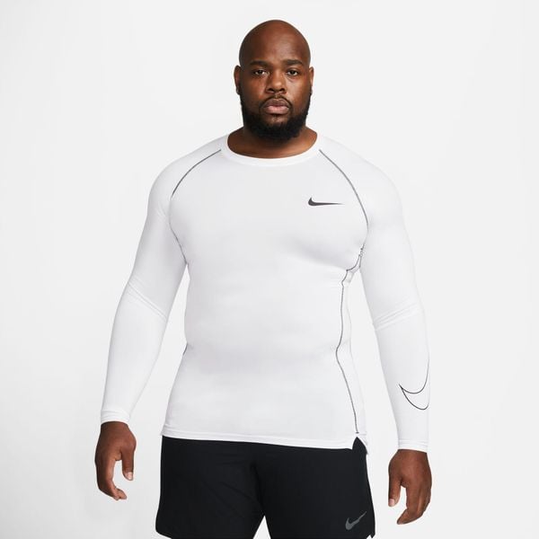 Koszulka Męska Termoaktywna Nike Pro Tight Compression. Białe bielizna termoaktywna Nike, m, bez wzorów, bez ramiączek, do piłki nożnej. Za 167.70 zł.