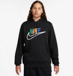 Bluza z Kapturem Club Futura Rozmiar XL Czarny - FZ0772-010. Brązowe bluzy z kapturem Nike, l, bez wzorów, z polaru, z kapturem. Za 350.95 zł.