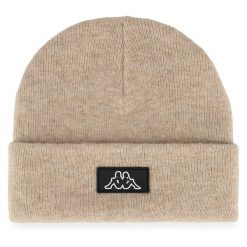 Czapka Kappa. Brązowe czapki zimowe Kappa, bez wzorów. Za 59.99 zł.
