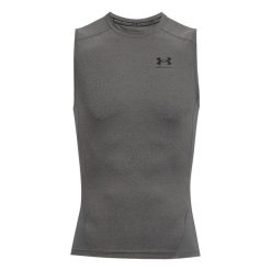 Podkoszulek Under Armour HeatGear Sleeveless, Mężczyźni. Szare podkoszulki Under Armour, m, bez wzorów, z poliesteru, bez ramiączek. Za 290.00 zł.