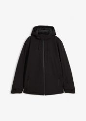 Wodoodporna kurtka narciarska. Czarne kurtki narciarskie i snowboardowe bonprix, m, bez wzorów, narciarskie. Za 379.99 zł.