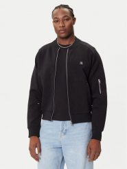 HUGO Bluza Dargenzip 50542590 Czarny Oversize. Czarne bluzy Hugo, m, bez wzorów, z bawełny, bez kaptura. Za 579.99 zł.
