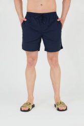 GUESS Szorty kąpielowe męskie granatowe, Rozmiar S. Niebieskie kąpielówki Guess, m, z aplikacjami. W wyprzedaży za 225.99 zł.
