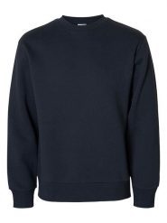 SELECTED HOMME Bluza w kolorze granatowym rozmiar: M. Niebieskie bluzy Selected Homme, m, bez wzorów, bez kaptura. Za 110.55 zł.
