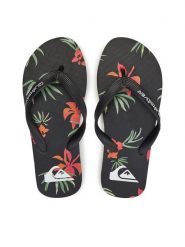 Quiksilver Japonki AQYL101360 Czarny. Czarne japonki Quiksilver, bez wzorów, z tworzywa sztucznego. Za 99.99 zł.