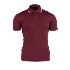 Koszulka męska polo Nert 1. Brązowe koszulki polo Bergson, m, bez wzorów, bez kołnierzyka, bez ramiączek. Za 69.00 zł.
