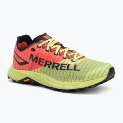 Buty do biegania męskie Merrell MTL Long 2 Matryx mantis. Żółte buty do biegania Merrell, bez wzorów, bez zapięcia, do biegania. Za 619.99 zł.