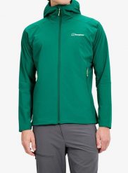 Kurtka softshell męska Berghaus Ridge Roamer Lite Jkt. Zielone kurtki Berghaus, l, bez wzorów, z materiału, bez kaptura. Za 637.99 zł.