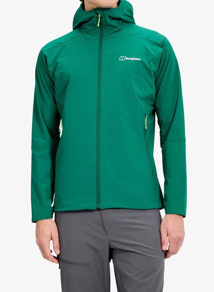 Kurtka softshell męska Berghaus Ridge Roamer Lite Jkt. Zielone kurtki Berghaus, l, bez wzorów, z materiału, bez kaptura. Za 637.99 zł.