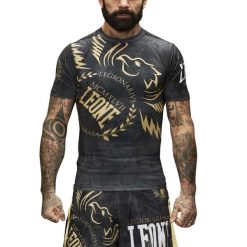 Rashguard LEONE 1947 Legionarvis rashguard. Bielizna termoaktywna LEONE 1947, m, bez wzorów, bez ramiączek. Za 195.70 zł.