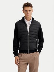 Bugatti Kurtka przejściowa 8750-95121 Czarny Regular Fit. Czarne kurtki Bugatti, m, bez wzorów, z bawełny, bez kaptura. Za 809.99 zł.