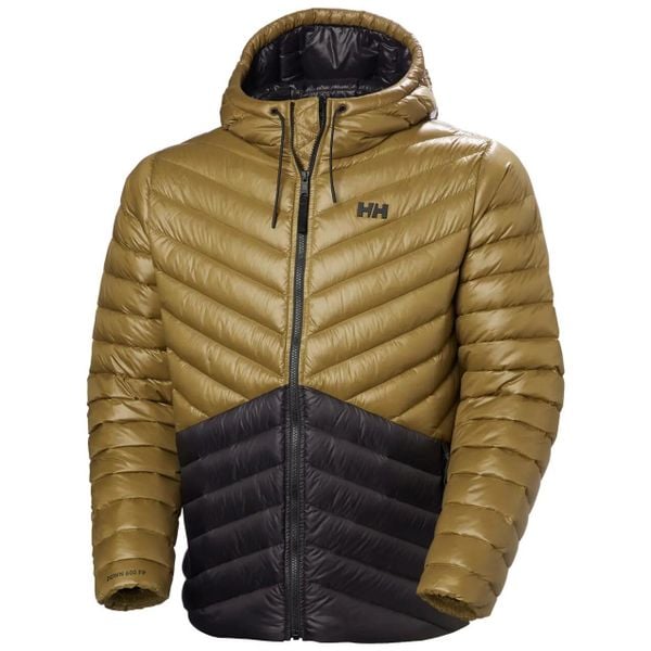 Kurtka puchowa Helly Hansen Stowe. Brązowe kurtki Helly Hansen, m, bez wzorów, z puchu, bez kaptura. Za 1,245.50 zł.