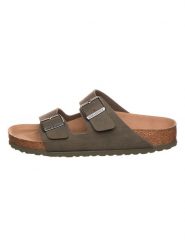 Birkenstock Klapki "Arizona" w kolorze khaki rozmiar: 44. Brązowe klapki Birkenstock. Za 411.38 zł.