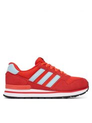 Adidas Sneakersy Zx 600 KI1529 Czerwony. Czerwone buty sportowe casual Adidas, bez wzorów, ze skóry, bez zapięcia. Za 349.99 zł.