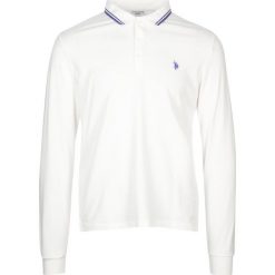 Koszulka polo w kolorze białym. Bezrękawniki U.S. Polo Assn. W wyprzedaży za 171.95 zł.