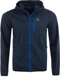 Męska kurtka softshell Athl. Dpt Agar granatowa 2XL. Niebieskie kurtki ZOTAL LABORATORIOS, na zimę, m, z aplikacjami, z materiału, bez kaptura. Za 335.99 zł.