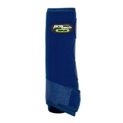 Zamknięte przednie getry dla koni Pro-Tech Airflow. Niebieskie legginsy długie sportowe PRO-TECH, m, bez wzorów, do jazdy konnej. Za 333.25 zł.