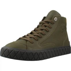 Buty PALLADIUM BOTAS PALLA ACE CHUKKA LTH Zielony. Zielone buty turystyczne Palladium, bez wzorów, z tkaniny, bez zapięcia, trekkingowe. Za 435.99 zł.
