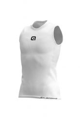 Podkoszulek rowerowy męski Alé Cycling S1 Spring Sleeveless. Białe podkoszulki ALÉ CYCLING, m, bez wzorów, z elastanu, bez ramiączek. Za 238.99 zł.