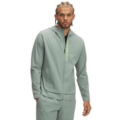 Bluza z kapturem Under Armour OutRun The Storm. Zielone bluzy z kapturem Under Armour, na zimę, l, bez wzorów, z materiału, z kapturem. Za 474.30 zł.