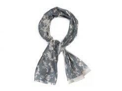 Szal maskujący z siatki MESH 155x48 cm. Brązowe szaliki CAMOUFLAGE, bez wzorów, z materiału. Za 27.99 zł.