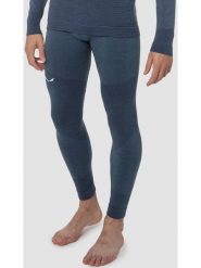 Bielizna termoaktywna narciarska męska Salewa Zebru Medium Warm Amr M Tight. Niebieskia bielizna termoaktywna Salewa, l, bez wzorów, z elastanu, bez ramiączek, narciarskie. Za 458.50 zł.