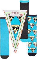 Skarpety Tastic Skarpetki unisex 3-pak Pizza Giftbox Blue. Czarne skarpety Erima, bez wzorów, z bawełny. Za 145.99 zł.