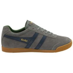 Sneakersy Gola Harrier Suede. Niebieskie buty sportowe casual Gola, bez wzorów, bez zapięcia. Za 425.50 zł.