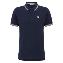 Polo Fila Lubbeek. Czerwone koszulki polo Fila, m, bez wzorów, bez kołnierzyka, bez ramiączek. Za 159.00 zł.