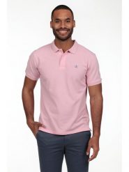 The Time of Bocha Koszulka polo w kolorze jasnoróżowym rozmiar: S. Różowe koszulki polo The Time of Bocha, s, bez wzorów, z bawełny, bez kołnierzyka, bez ramiączek. Za 86.99 zł.