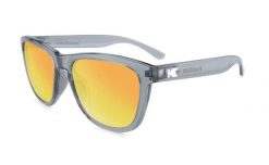 Okulary przeciwsłoneczne dla dorosłych - kategoria 3 z polaryzacją - Clear Grey. Szare okulary przeciwsłoneczne KNOCKAROUND. Za 186.15 zł.