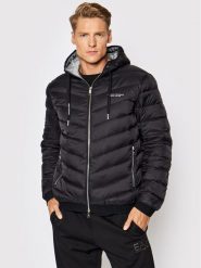 Armani Exchange Kurtka puchowa 8NZB53 ZNW3Z 0217 Czarny Regular Fit. Czarne kurtki Armani Exchange, m, bez wzorów, z puchu, bez kaptura. Za 519.99 zł.