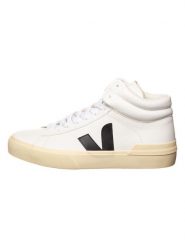 Veja Skórzane sneakersy "Minotaur" w kolorze biało-czarnym rozmiar: 41. Białe buty sportowe casual Veja, bez wzorów, bez zapięcia. Za 451.44 zł.