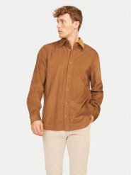 Jack&Jones Koszula Cregent 12260725 Brązowy Comfort Fit. Brązowe koszule Jack&Jones, m, bez wzorów, z bawełny, bez kołnierzyka, bez ramiączek. Za 129.99 zł.