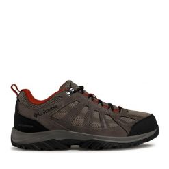 Trekkingi Columbia. Zielone buty trekkingowe Columbia, bez wzorów, bez zapięcia. Za 259.99 zł.