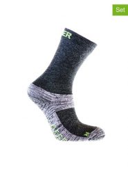 Seger Skarpety funkcyjne (2 pary) w kolorze czarnym rozmiar: 40-42. Czarne skarpety Seger, bez wzorów, z materiału. Za 43.99 zł.