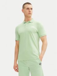 KARL LAGERFELD Polo 745088 552235 Zielony Regular Fit. Zielone koszulki polo KARL LAGERFELD, l, bez wzorów, z bawełny, bez kołnierzyka, bez ramiączek. Za 179.99 zł.