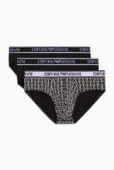 Slipy 3 PAK EMPORIO ARMANI UNDERWEAR. Slipki Emporio Armani Underwear, m, bez wzorów. W wyprzedaży za 195.30 zł.